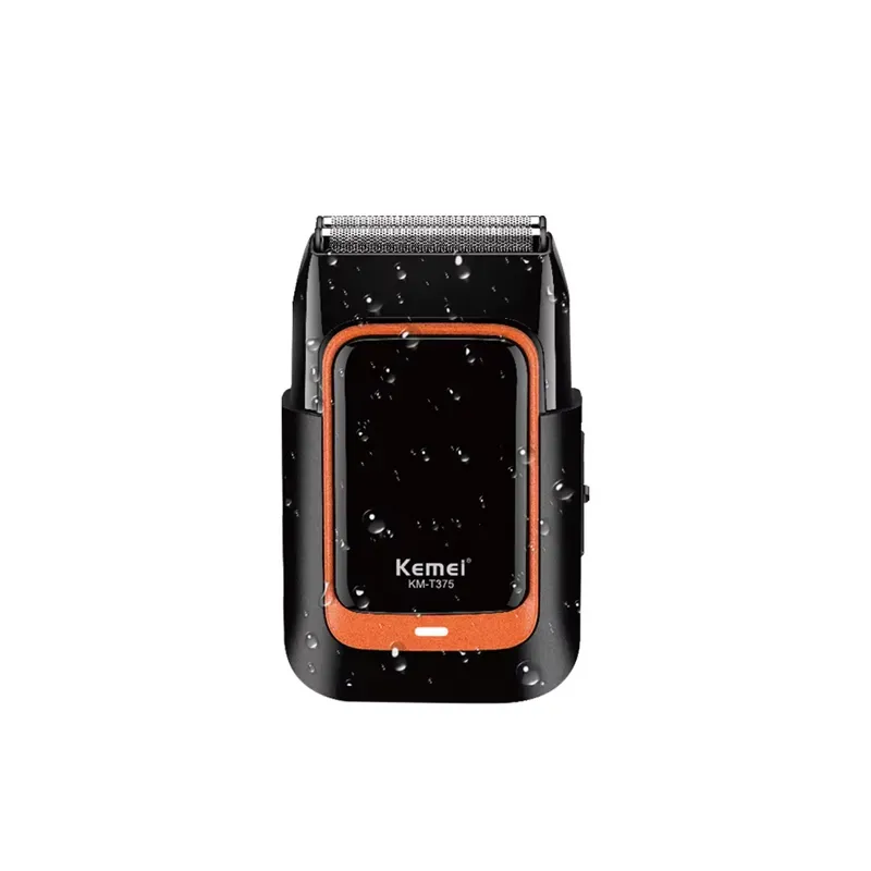 6955549303751KEMEI Επαναφορτιζόμενη Ξυριστική Μηχανή με USB (KM-T375)_beautyfree.gr