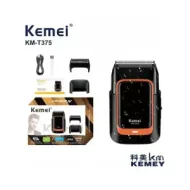 KEMEI Επαναφορτιζόμενη Ξυριστική Μηχανή με USB (KM-T375)
