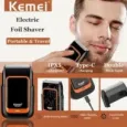 KEMEI Επαναφορτιζόμενη Ξυριστική Μηχανή με USB (KM-T375)