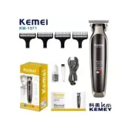 KEMEI Επαναφορτιζόμενη Κουρευτική Μηχανή με USB (KM-1571)