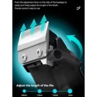 KEMEI Επαναφορτιζόμενη Κουρευτική Μηχανή με USB (KM-2279)