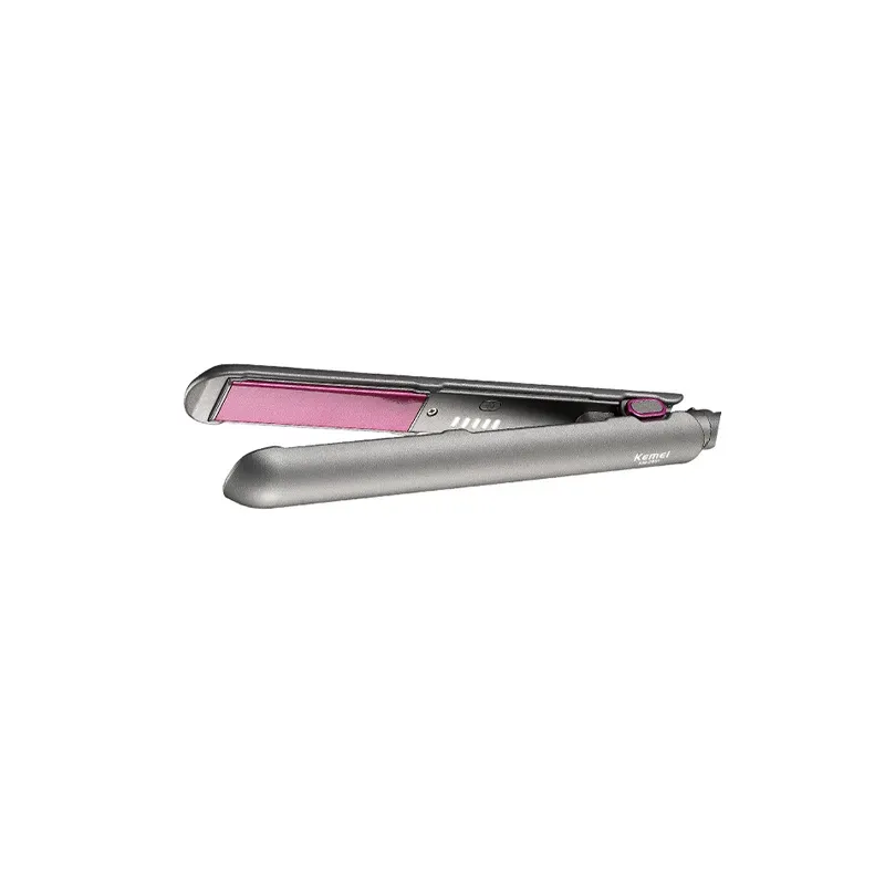 6955549328518KEMEI Professional Hair Straight Ceramic Plate Max 220 C (KM-2851)_beautyfree.gr