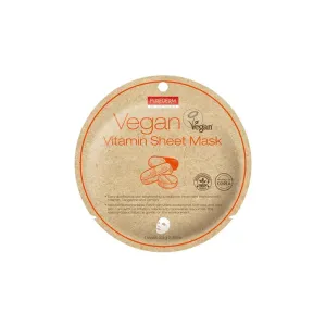 8809541198625PUREDERM Vegan Vitamin Sheet Mask 23gr_beautyfree.gr