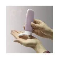 BEAUTY SALON Πλαστικά Μπουκαλάκια Ταξιδίου Χρωματιστά Σετ 4 τμχ