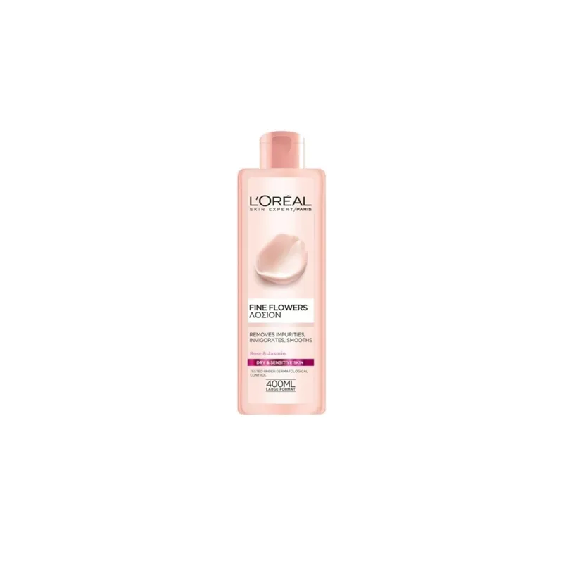 L'Oreal Paris Fine Flowers Τονωτικη Λοσιον Για Ξηρες/Ευαισθητες Επιδερμιδες 400ml