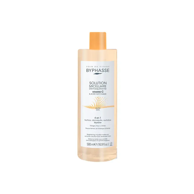 8436097097074BYPHASSE Micellar Make-Up Remover Solution With Vitamin C & Glycolic Acid 500ml_beautyfree.gr