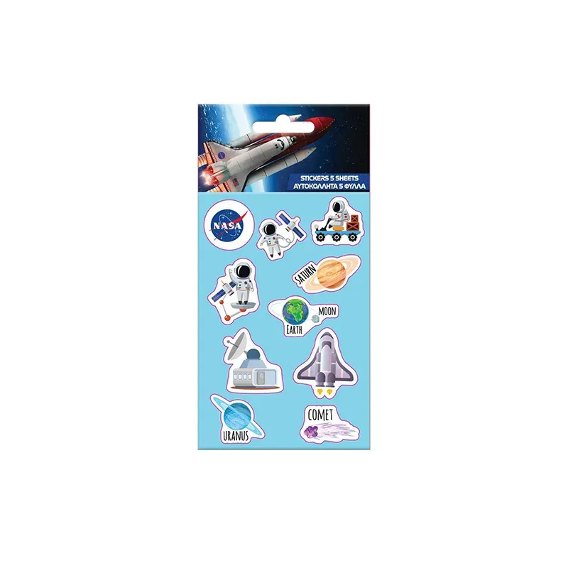 5205698624759NASA Αυτοκολλητa 8x12 5Φυλλα_beautyfree.gr
