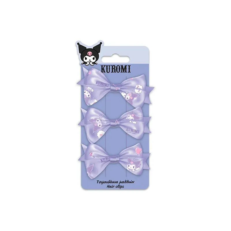 5205698752599KUROMI Τσιμπιδακια Μαλλιων Σετ 3τμχ_beautyfree.gr