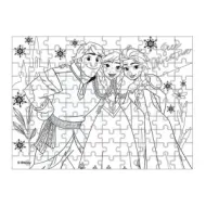 FROZEN Puzzle 100τμχ 48x34cm Glow In The Dark