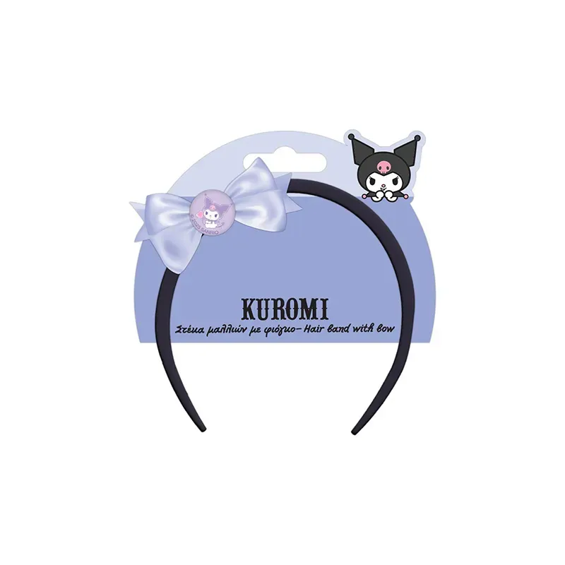 5205698752582KUROMI Στεκα Μαλλιων Με Φιογκο_beautyfree.gr