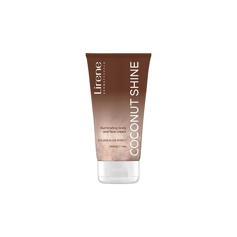 5900717082274LIRENE Illuminating Self-tan Body & Face Cream Coconut Shine 150ml_beautyfree.gr