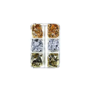 NAIL ART Αλουμινόφυλλα για Νύχια Χρυσό, Ασημί, Χάλκινο