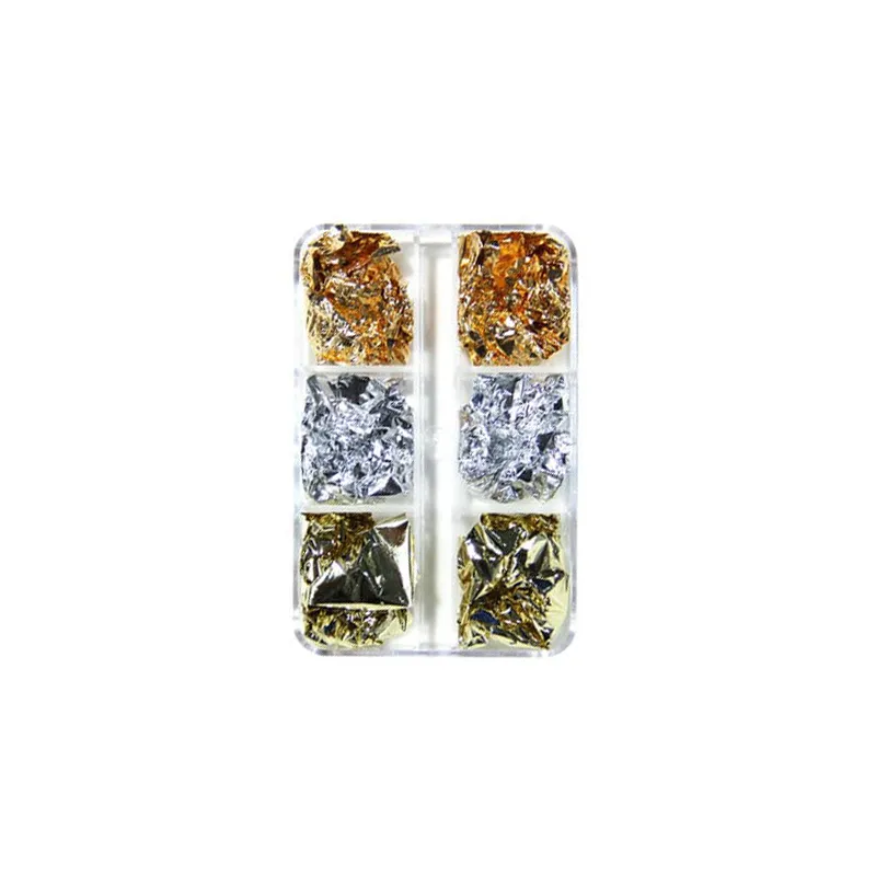 NAIL ART Αλουμινόφυλλα για Νύχια Χρυσό, Ασημί, Χάλκινο