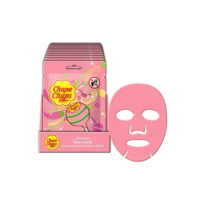 5013692274593CHUPA CHUPS Face Mask Peach 25ml_beautyfree.gr