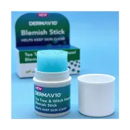 Derma V10 Blemish Stick Tea Tree & Witch Hazel για Σπυράκια, Ατέλειες της Επιδερμίδας, Μείωση Ερεθισμών & της Λιπαρότητας