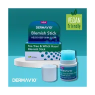 Derma V10 Blemish Stick Tea Tree & Witch Hazel για Σπυράκια, Ατέλειες της Επιδερμίδας, Μείωση Ερεθισμών & της Λιπαρότητας