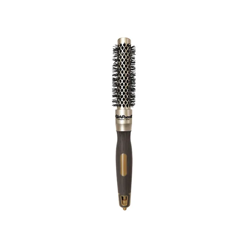5600482306611RICKI PARODI Professional Κεραμικη Βουρτσα Χρυση 19mm_beautyfree.gr