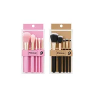 5613244100358MAKEUP Brushes Σετ Πινέλα Μακιγιάζ 5 Τεμαχίων_beautyfree.gr