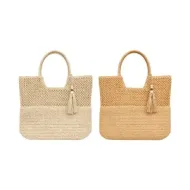 9102150FASHION Τσάντα Θαλάσσης Ψάθινη (0325004)_beautyfree.gr