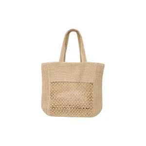 9102406FASHION Τσάντα Θαλάσσης Ψάθινη (0325006)_beautyfree.gr