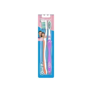 3014260842093Oral-B Οδοντόβουρτσα 1-2-3 Delicate White Μέτρια 2τμχ_beautyfree.gr