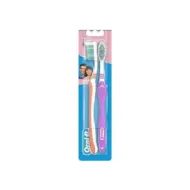 3014260842093Oral-B Οδοντόβουρτσα 1-2-3 Delicate White Μέτρια 2τμχ_beautyfree.gr