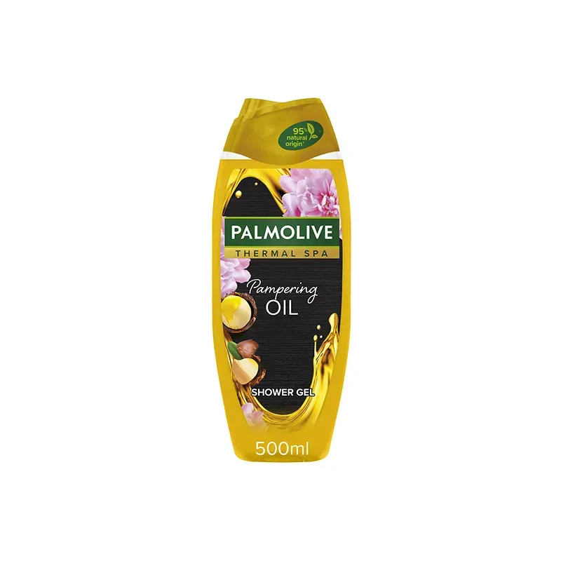 8718951431041PALMOLIVE Αφρόλουτρο Pampering Oil With Macadamia Oil 500ml_beautyfree.gr