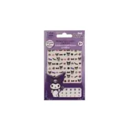 3661075365776HELLO KITTY Card Set 72 Nail Stickers & 24 Strass_beautyfree.gr