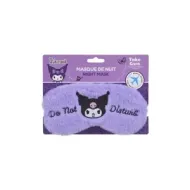3661075397548HELLO KITTY Kuro Plush Mask Satin Night Travel_beautyfree.gr