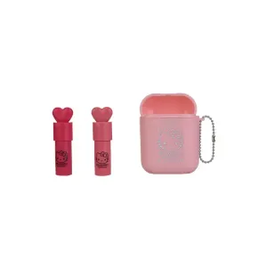 3661075372811HELLO KITTY Friends Ear Phone Case and 2 pcs Lipstick_beautyfree.gr
