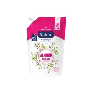 5201109681182PAPOUTSANIS Κρεμοσάπουνο Natura Almond Cream Refill 750ml_beautyfree.gr