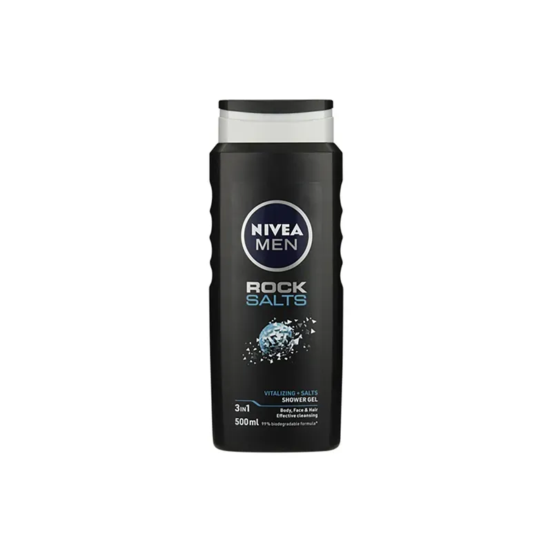 4005900514776NIVEA Men Shower Gel Rock Salts 500ml_beautyfree.gr