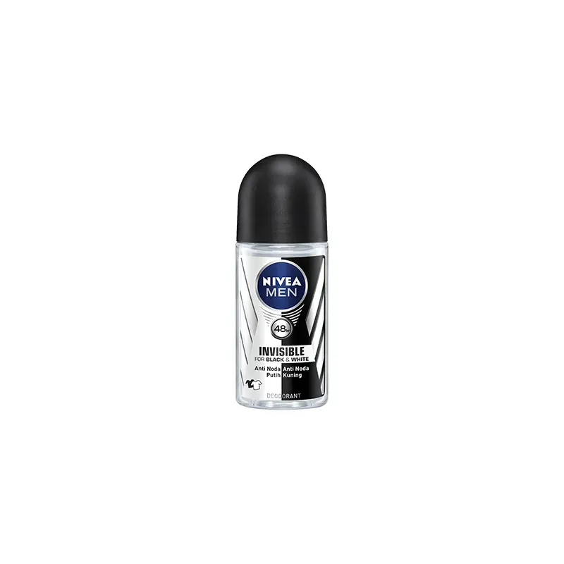 8999777004552NIVEA Men Deo Roll-on Invisible for Black & White 50ml_beautyfree.gr