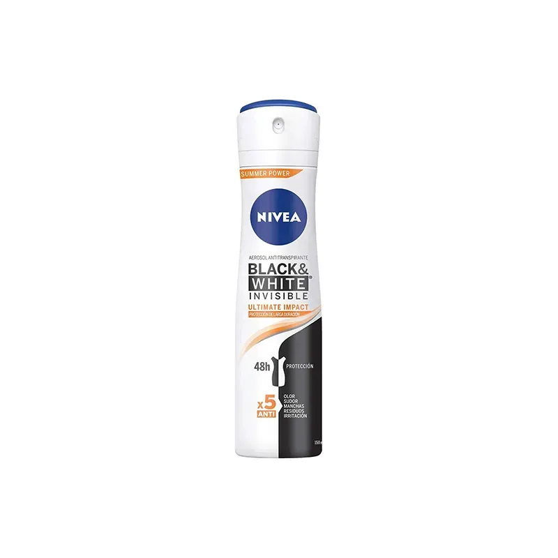 9005800329659NIVEA Deo Spray Black & White Invisible Ultimate Impact 150ml_beautyfree.gr
