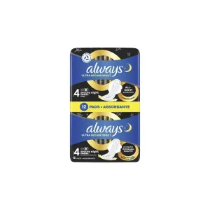 4015400612469ALWAYS Σερβιέτες Ultra Secure Night 12τμχ_beautyfree.gr
