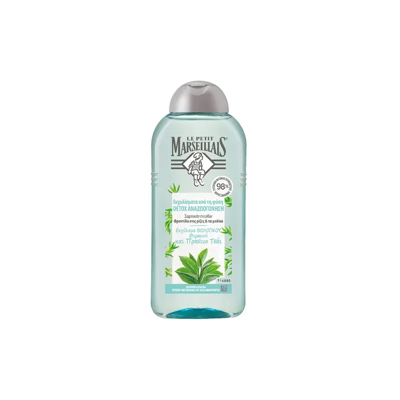 3574661574530LE PETIT MARSEILLAIS Σαμπουάν Fresh Detox με Θυμάρι & Πράσινο Τσάι 300ml_beautyfree.gr