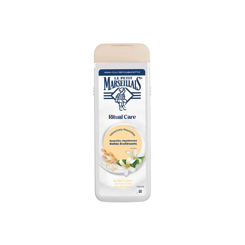 3574661848242LE PETIT MARSEILLAIS Αφρόλουτρο με Γάλα Ριζιού & Γιασεμί 400ml_beautyfree.gr