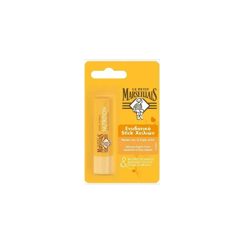 3574661848440LE PETIT MARSEILLAIS Lip Balm Almond & Αrgan Οil 4.9gr_beautyfree.gr