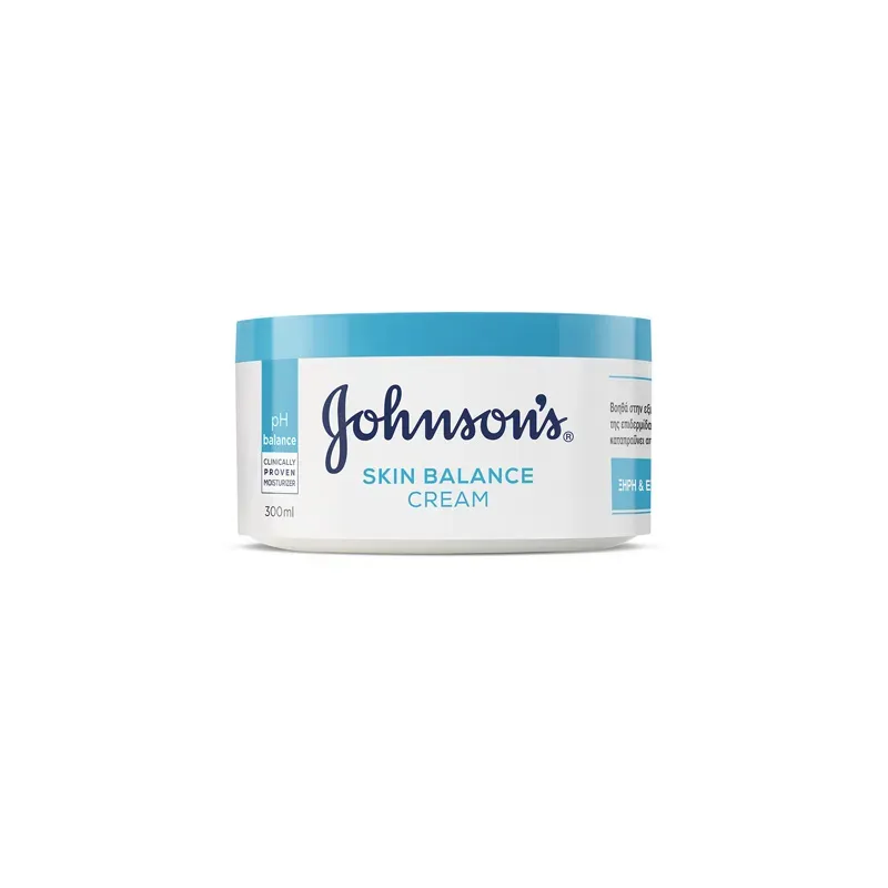 3574661652207JOHNSON'S Skin Balance Κρέμα Σώματος & Προσώπου 300ml_beautyfree.gr 3574661652207JOHNSON'S Skin Balance Κρέμα Σώματος & Προσώπου 300ml_beautyfree.gr