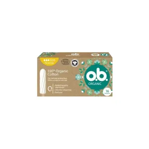 3574661629582O.B. Ταμπόν 100% Organic Cotton Tampons Normal 16τμχ_beautyfree.gr
