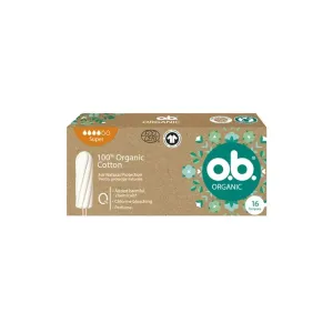 3574661618104O.B. Ταμπόν 100% Organic Cotton Tampons Super 16τμχ_beautyfree.gr