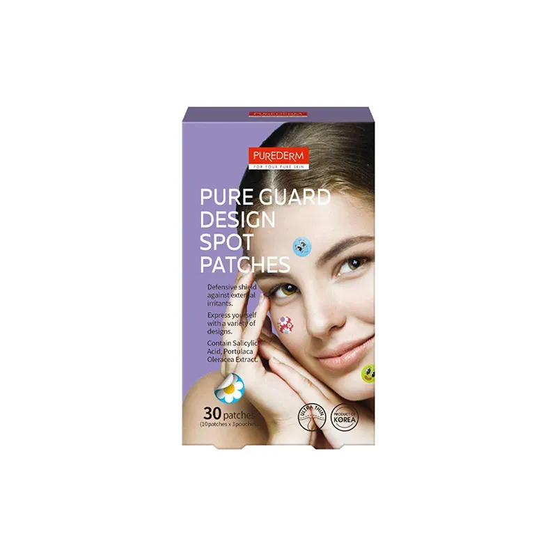 8809738326343PUREDERM Plasterki Punktowe Pure Guard Design Spot Patches 30Pcs_beautyfree.gr