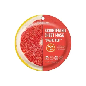8809738323410PUREDERM Brightening Sheet Mask Grapefruit 23gr_beautyfree.gr
