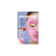 8809541193255PUREDERM Deep Purifying Pink O2 Bubble Mask 25gr_beautyfree.gr