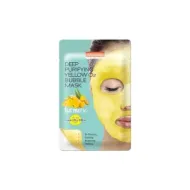 8809541191220PUREDERM Deep Purifying Yellow O2 Bubble Mask Turmeric 20gr_beautyfree.gr