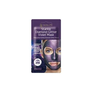 8809541190940PUREDERM Galaxy Diamond Glitter Violet Mask 10gr_beautyfree.gr