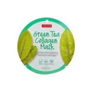 8809411187865PUREDERM Green Tea Collagen Mask 18gr_beautyfree.gr