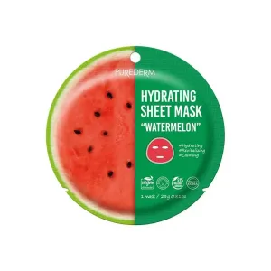 8809738323403PUREDERM Hydrating Sheet Mask Watermelon 23gr_beautyfree.gr