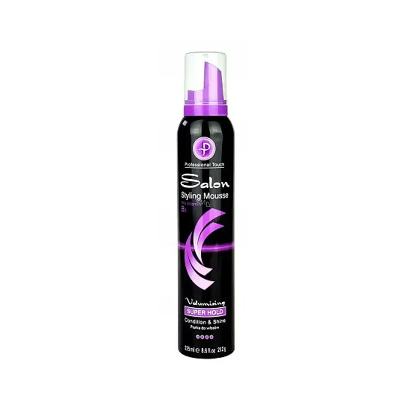 5029219001047PROFESSIONAL TOUCH Hair Mousse Salon Volumising Super Hold 225ml_beautyfree.gr 5029219001047PROFESSIONAL TOUCH Hair Mousse Salon Volumising Super Hold 225ml_beautyfree.gr