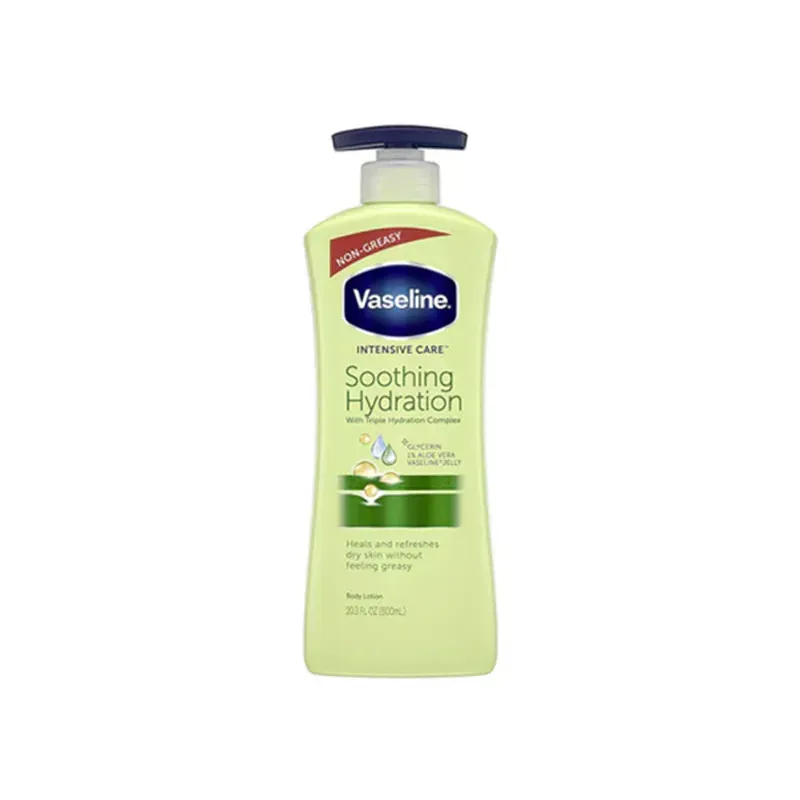 8901030841118VASELINE Intensive Care Aloe Soothing Hydration Pump 600ml_beautyfree.gr